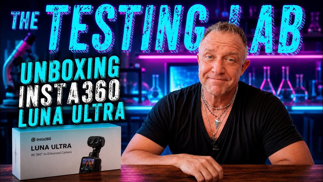 YouTube-Thumbnail zum Test der Insta360 Luna Ultra